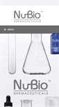 Mobile Screenshot of nu-bio.com